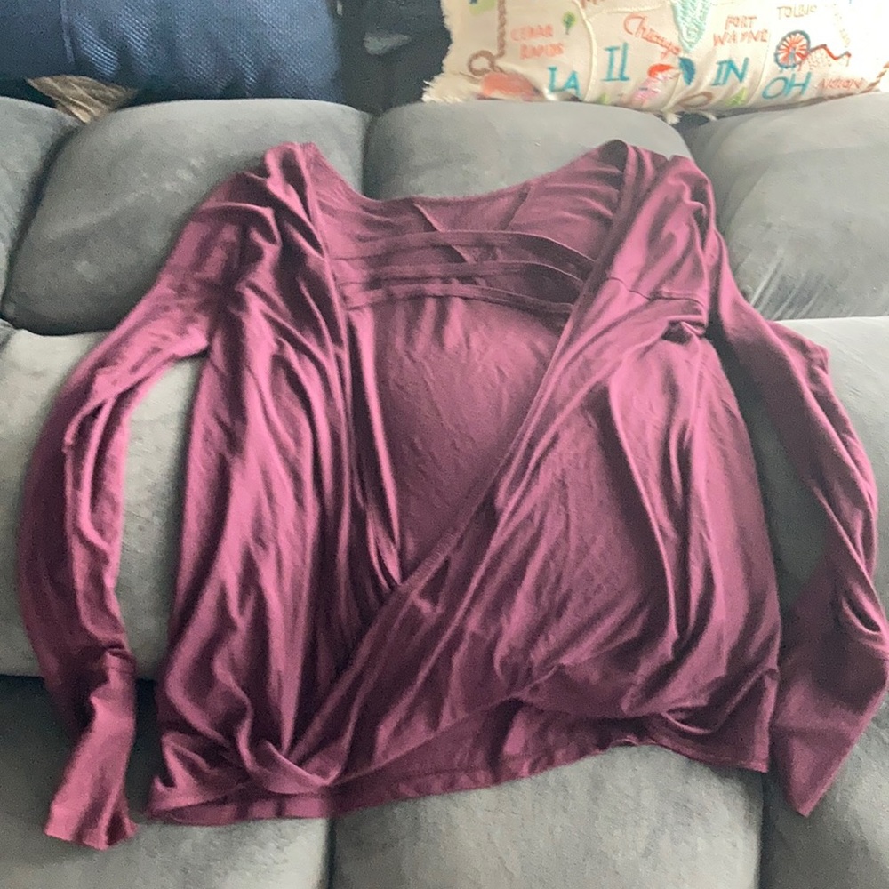 Long sleeve backless T-Shirt Body Glove NWT